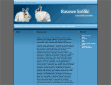 Tablet Screenshot of kroliki.rasowe.biz